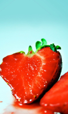 Screenshot №1 pro téma Strawberries 240x400