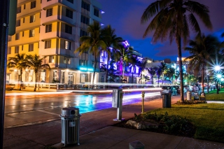 Florida, Miami Evening Background for Android, iPhone and iPad