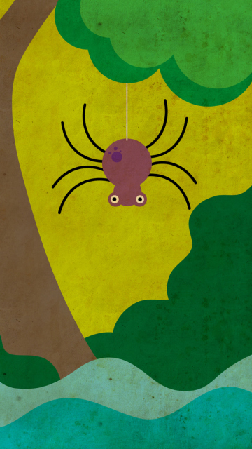 Das Cute Spider Wallpaper 360x640
