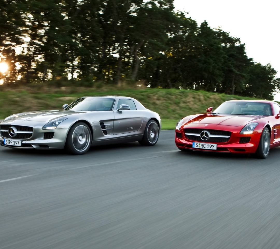 Обои Mercedes Benz Sls Amg 1080x960