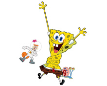 Spongebob and Sandy Cheeks wallpaper 220x176