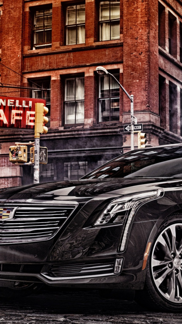 Fondo de pantalla 2016 Cadillac CT6 Sedan 640x1136