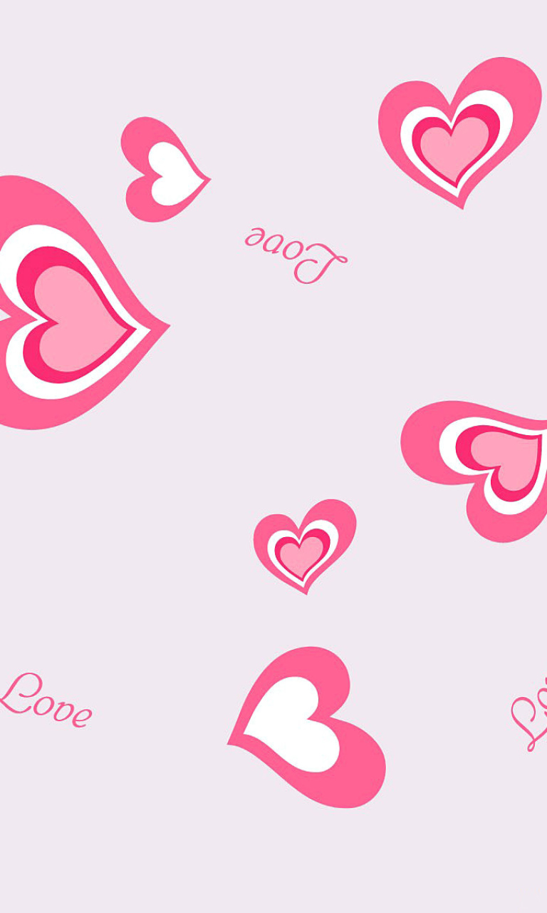 Sweet Hearts wallpaper 768x1280