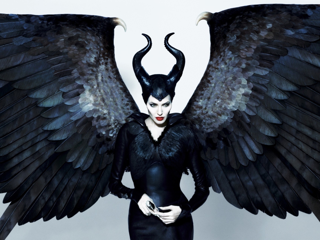 Fondo de pantalla Maleficente, Angelina Jolie 1024x768