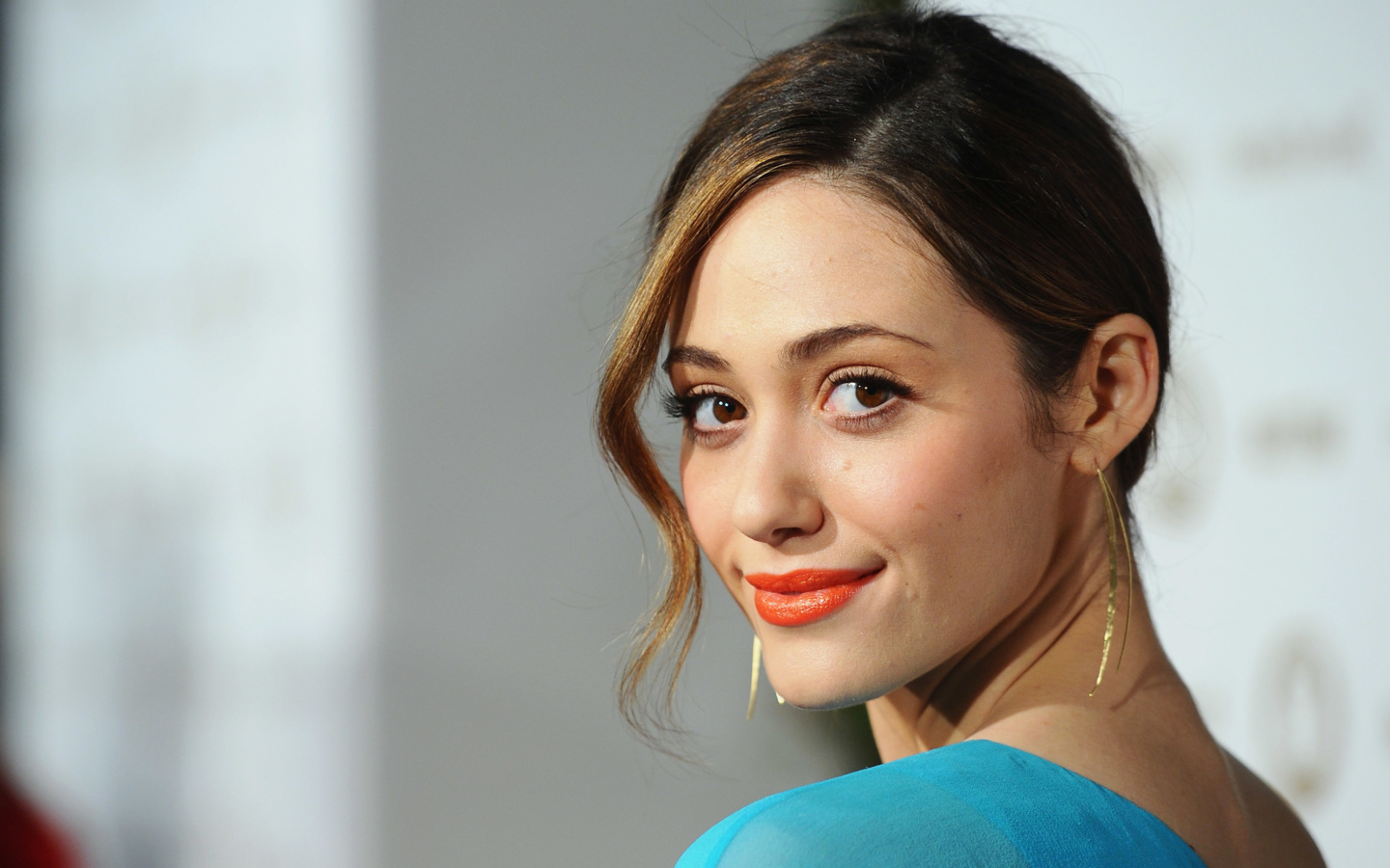 Fondo de pantalla Emmy Rossum Cute Girl 1440x900