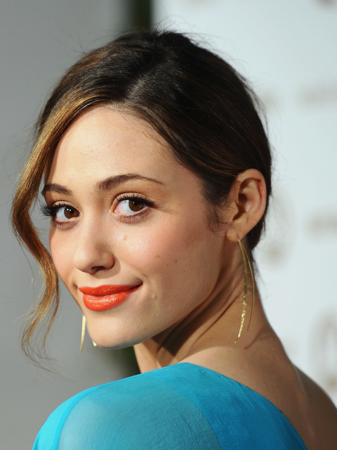 Emmy Rossum Cute Girl wallpaper 480x640