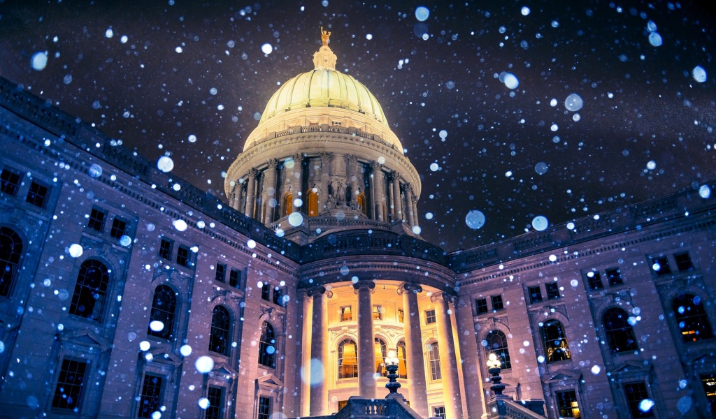 Fondo de pantalla Madison, Wisconsin State Capitol 1024x600