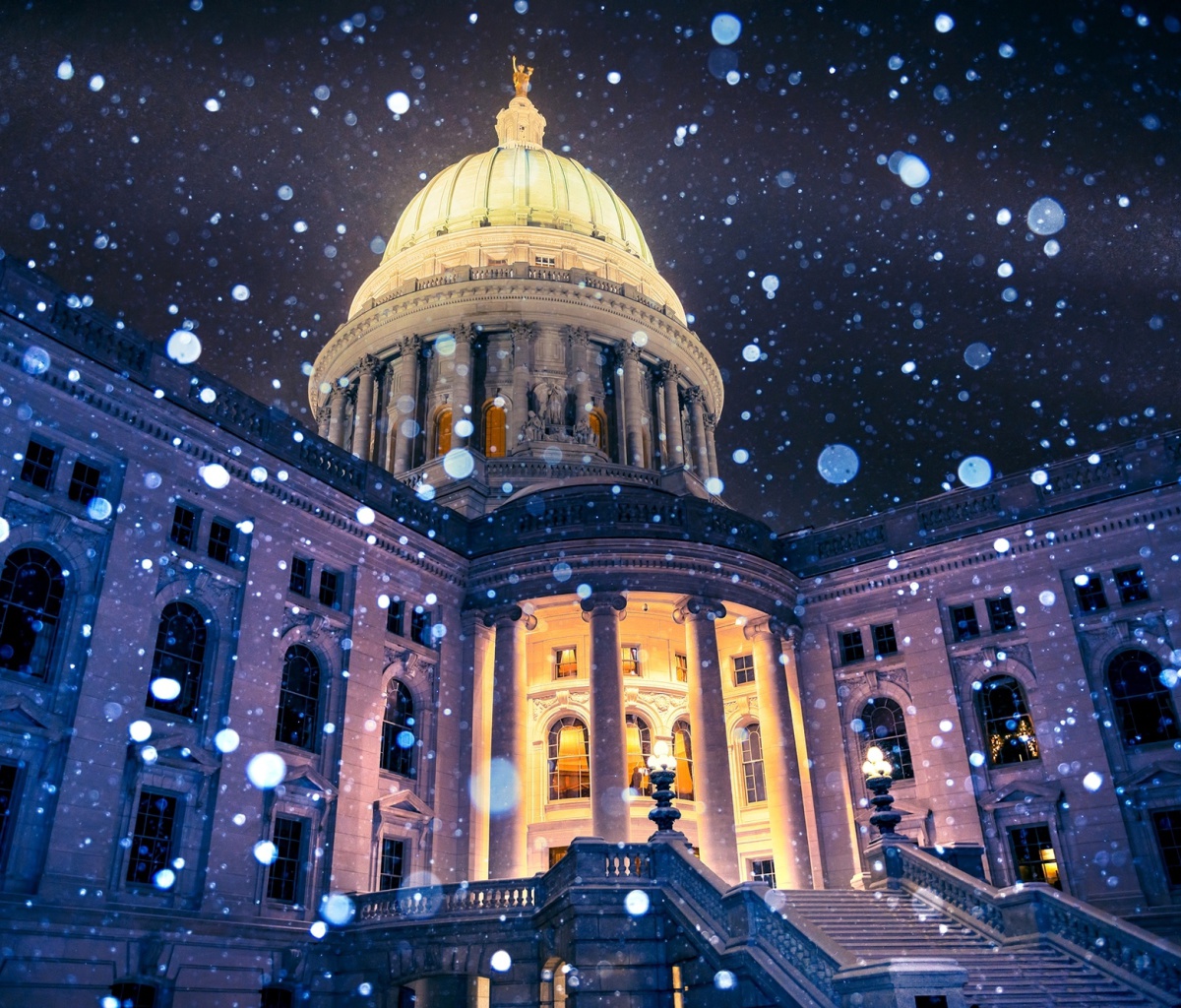 Screenshot №1 pro téma Madison, Wisconsin State Capitol 1200x1024