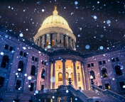 Madison, Wisconsin State Capitol wallpaper 176x144