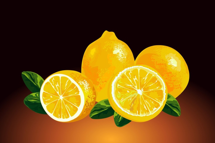 Sfondi Fresh Lemon Painting