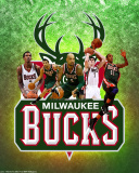 Screenshot №1 pro téma Milwaukee Bucks Pic 128x160
