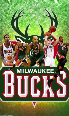 Screenshot №1 pro téma Milwaukee Bucks Pic 240x400