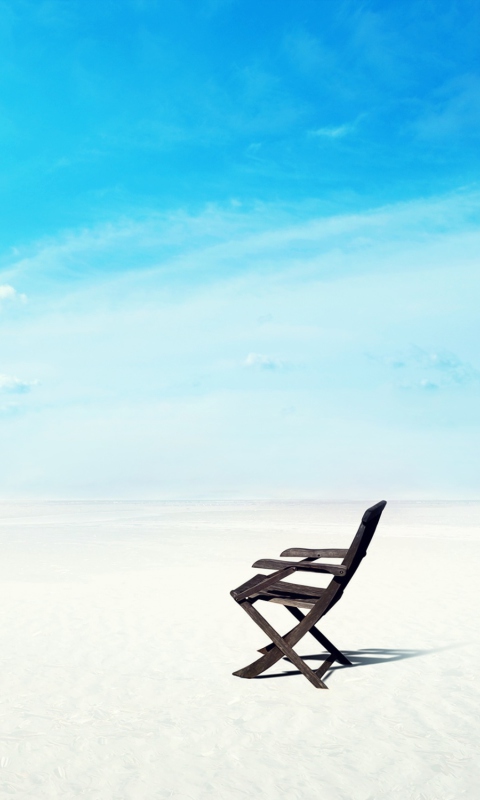 Beach Horizon wallpaper 480x800