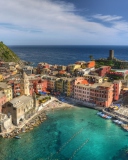 Fondo de pantalla Cinque Terre Italy 128x160