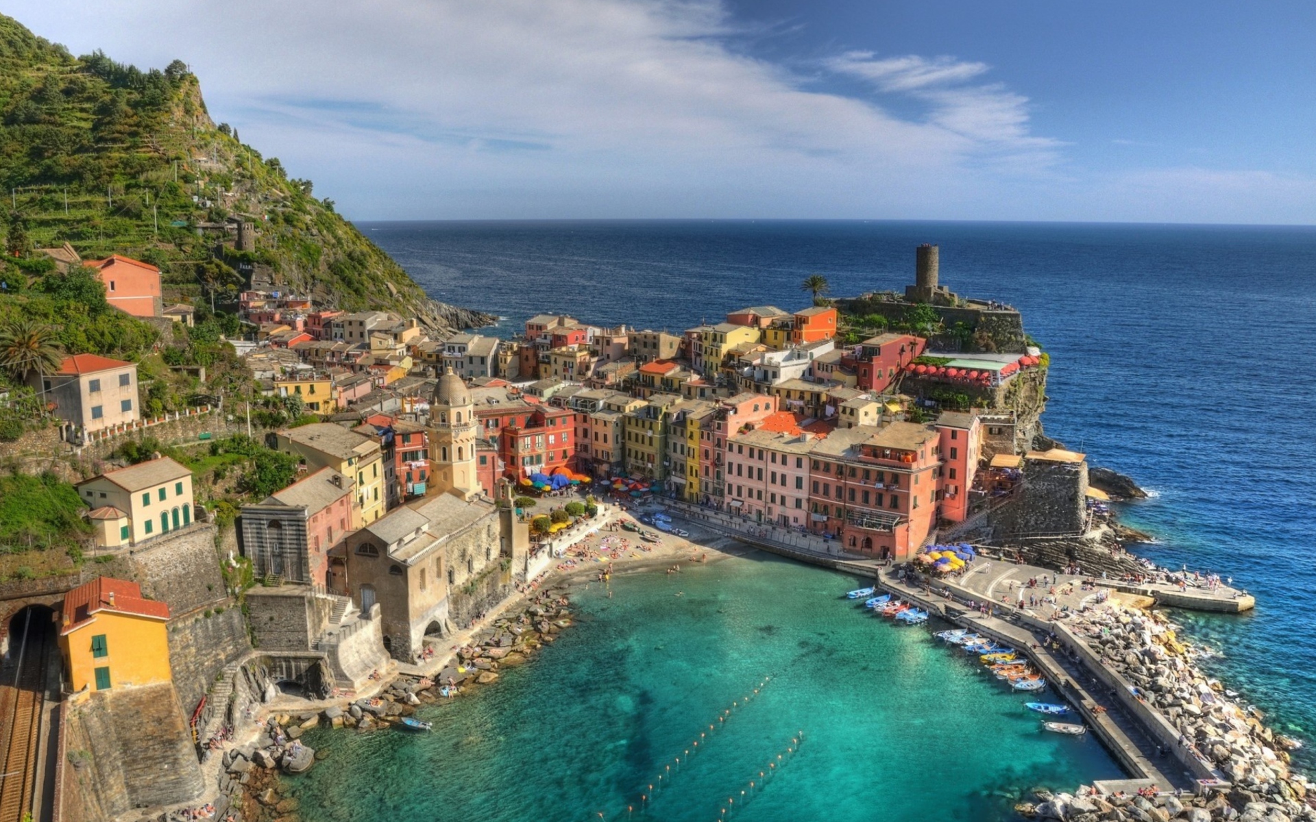 Screenshot №1 pro téma Cinque Terre Italy 1920x1200