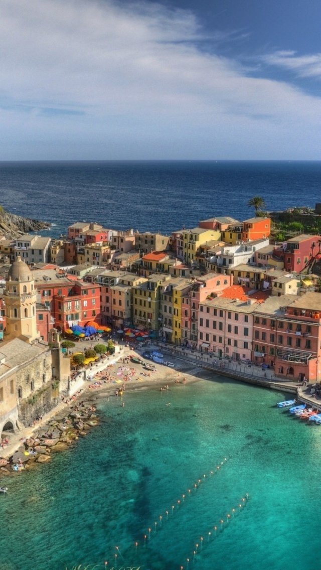 Обои Cinque Terre Italy 640x1136