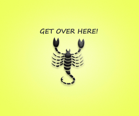 Scorpio Sign wallpaper 480x400