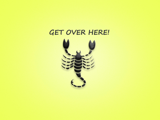 Das Scorpio Sign Wallpaper 640x480