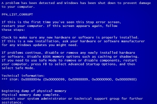 Free Blue Screen of Death Picture for Android, iPhone and iPad