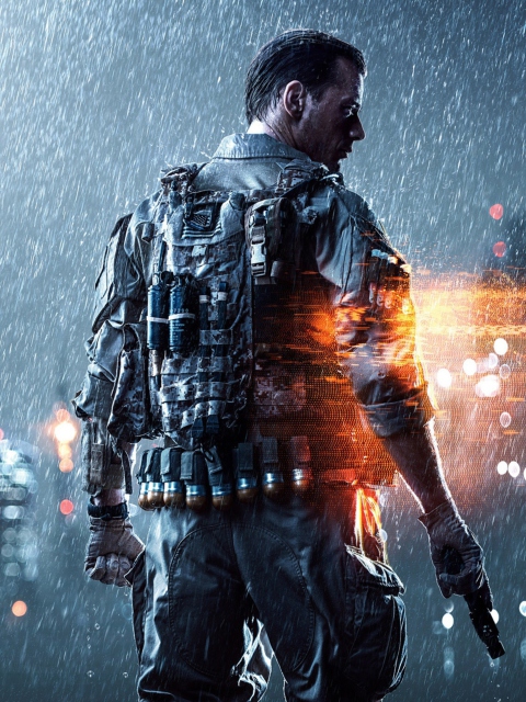 Обои Battlefield 4 Game 480x640