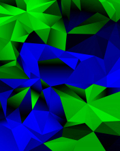 Screenshot №1 pro téma Blue And Green Galaxy S5 176x220