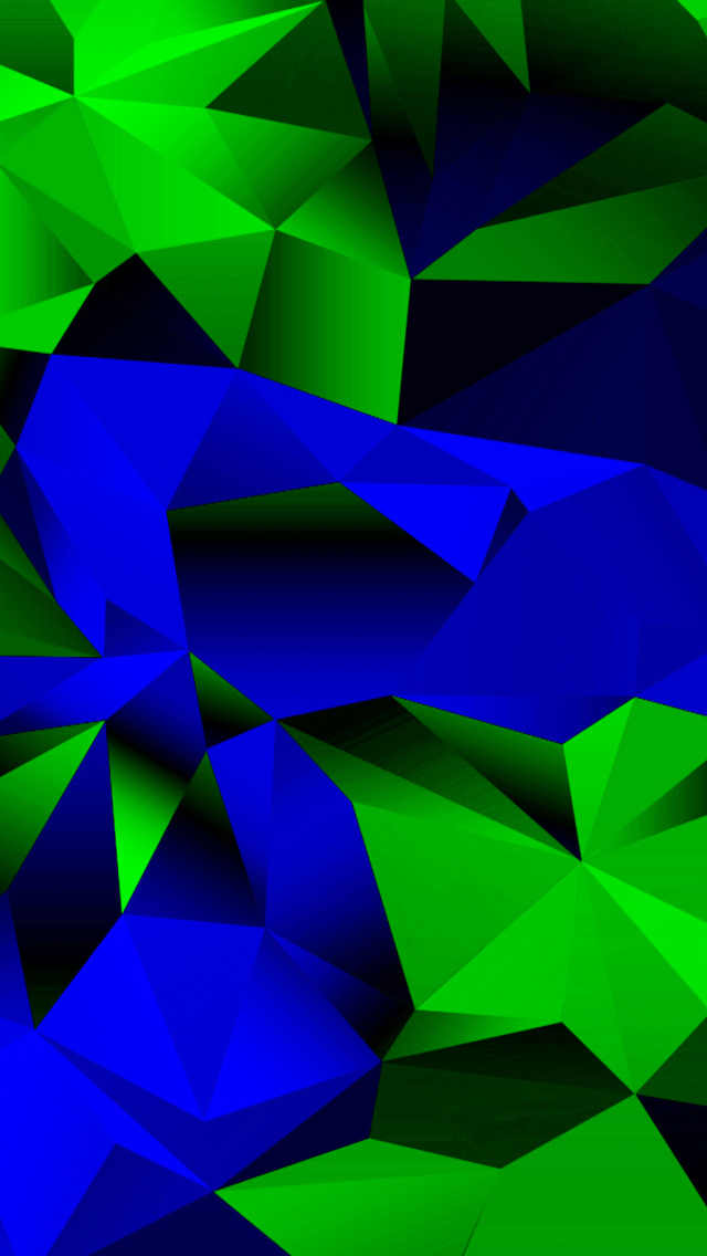 Das Blue And Green Galaxy S5 Wallpaper 640x1136