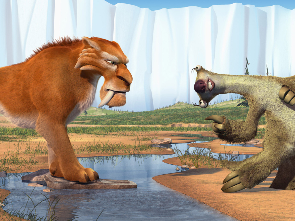 Das Ice Age Wallpaper 1024x768