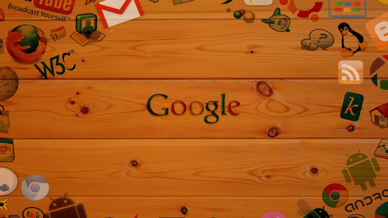 Das Google Wallpaper 1600x900