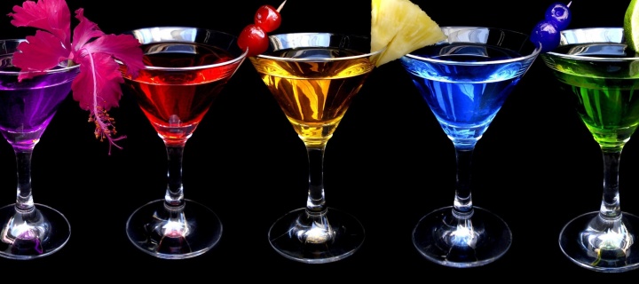 Dry Martini Cocktails wallpaper 720x320