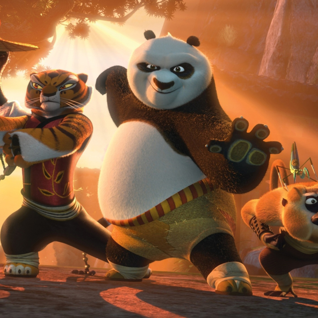 Fondo de pantalla Kung Fu Panda 1024x1024