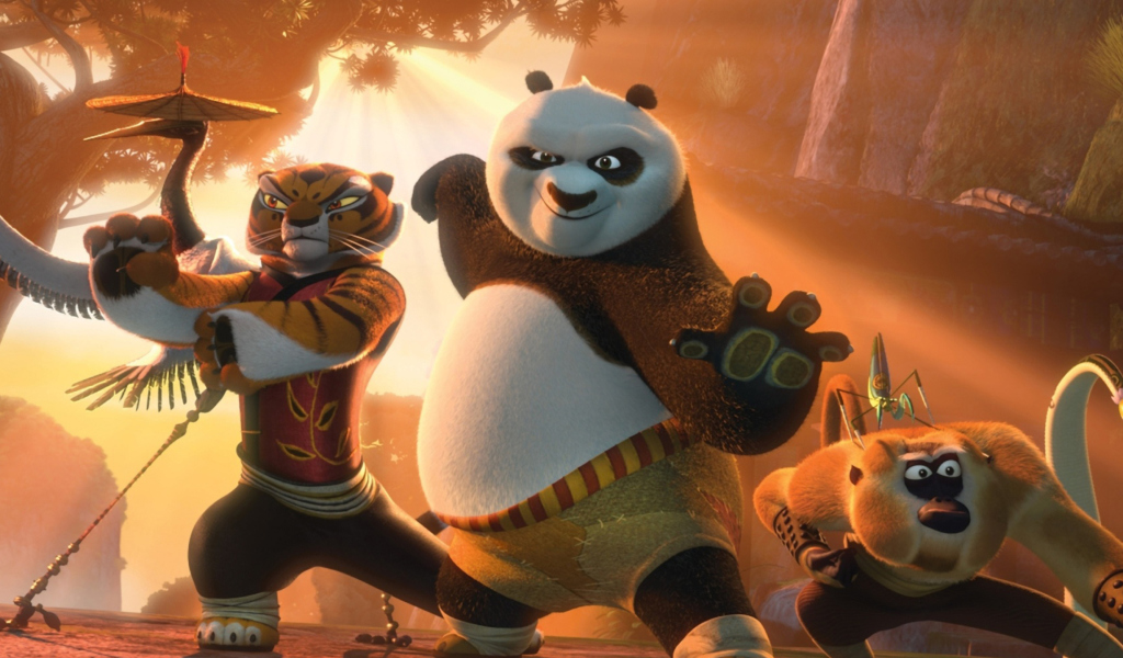 Das Kung Fu Panda Wallpaper 1024x600