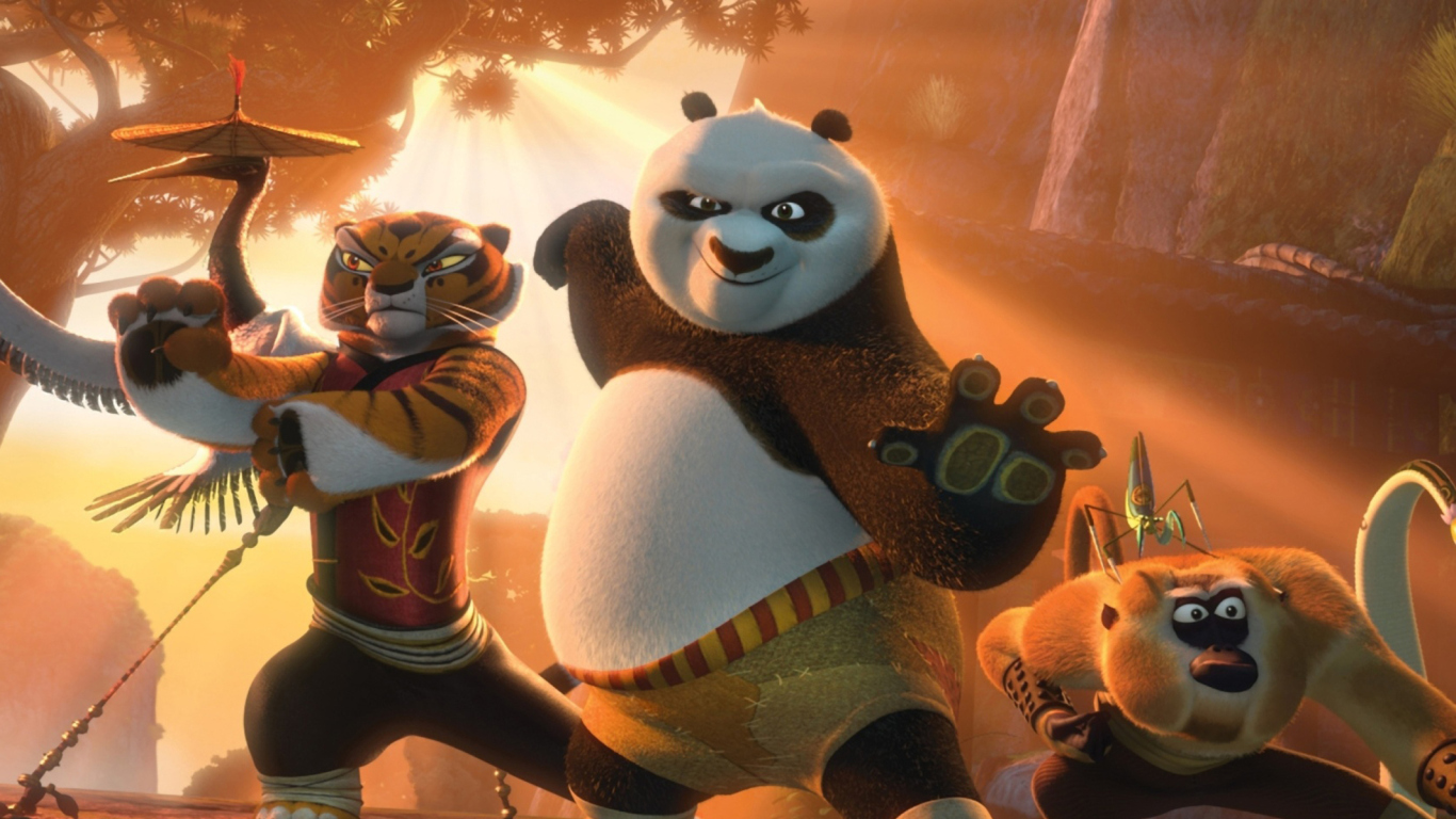 Fondo de pantalla Kung Fu Panda 1366x768