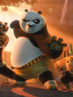 Screenshot №1 pro téma Kung Fu Panda 240x320