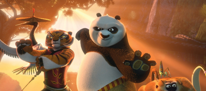 Обои Kung Fu Panda 720x320