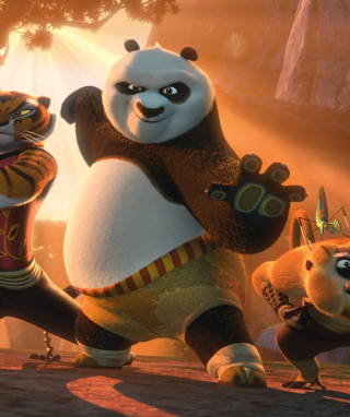 Kung Fu Panda - Obrázkek zdarma pro 132x176