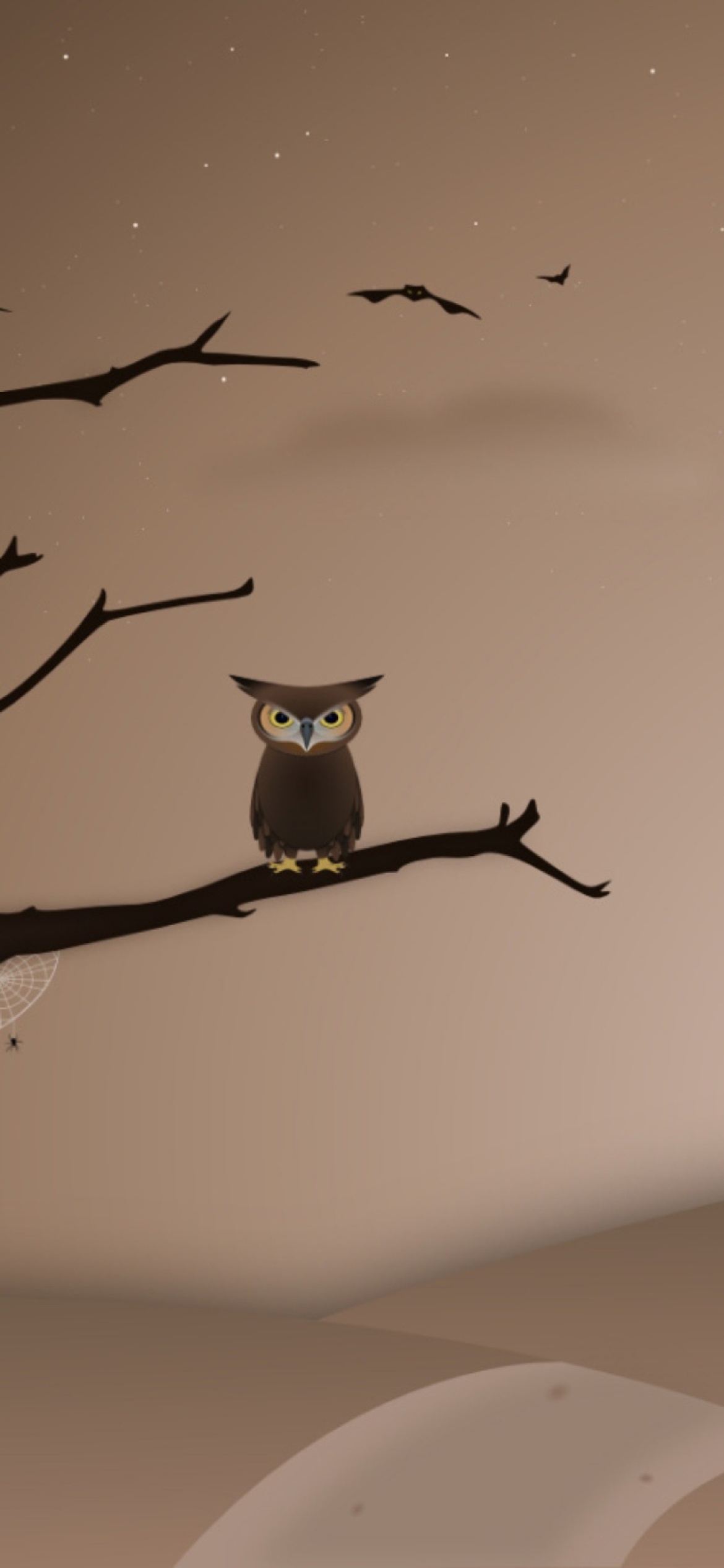 Das Owl Wallpaper 1170x2532