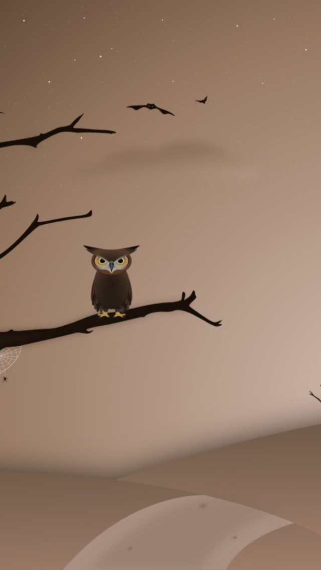 Das Owl Wallpaper 640x1136