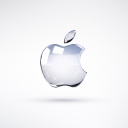 Fondo de pantalla Apple Glossy Logo 128x128