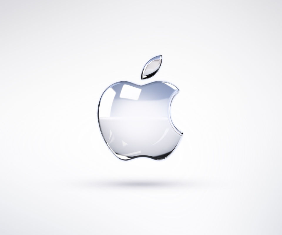 Обои Apple Glossy Logo 960x800