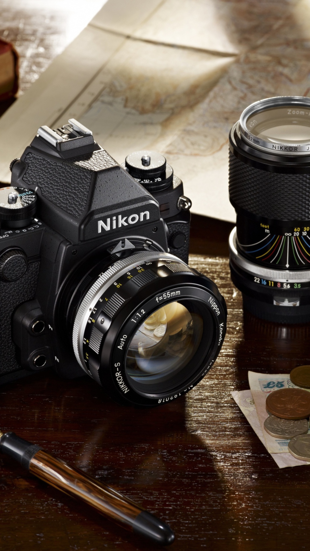 Das Nikon Camera And Lens Wallpaper 1080x1920