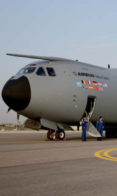 Fondo de pantalla Airbus Military A400M 240x400