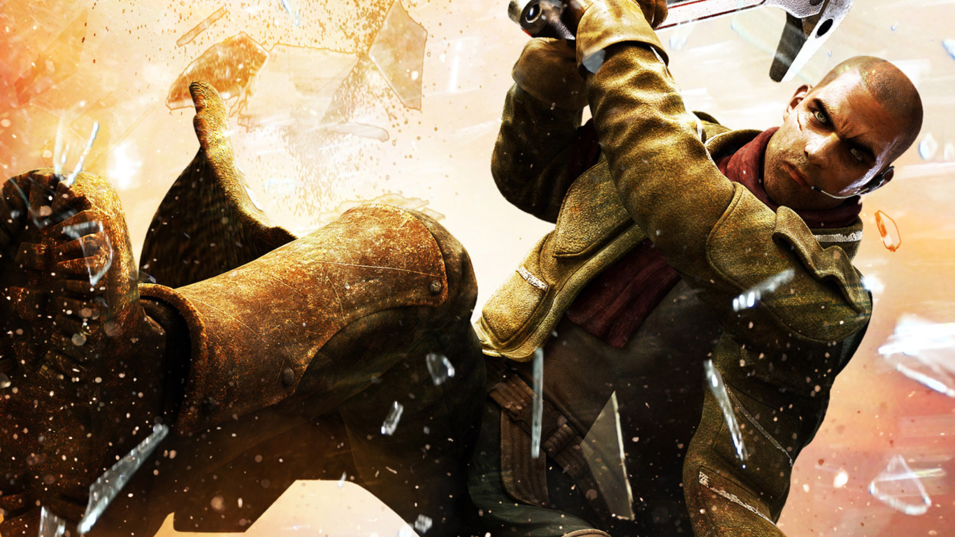 Red Faction wallpaper 1366x768