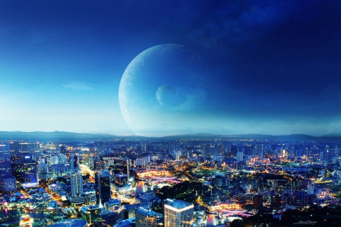 City Night Fantasy screenshot #1 480x320