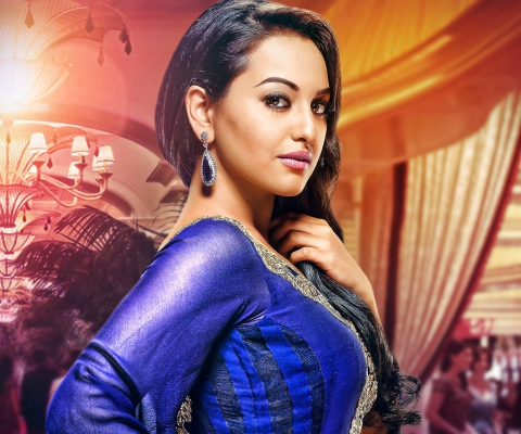 Sfondi Sonakshi Sinha Indian Actress 480x400