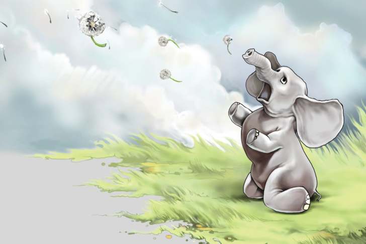 Funny Elephant wallpaper