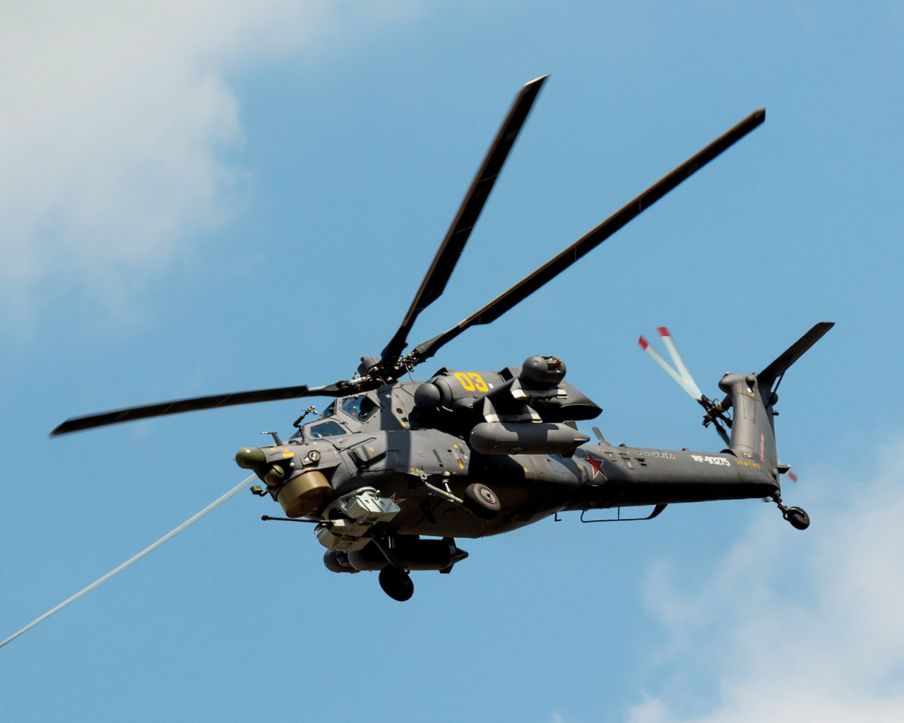 Fondo de pantalla Mil Mi-28 Havoc Helicopter 1280x1024