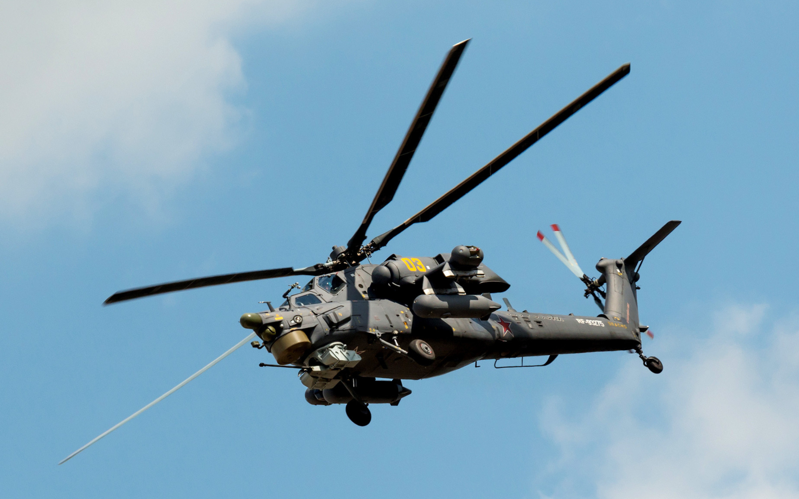 Обои Mil Mi-28 Havoc Helicopter 2560x1600