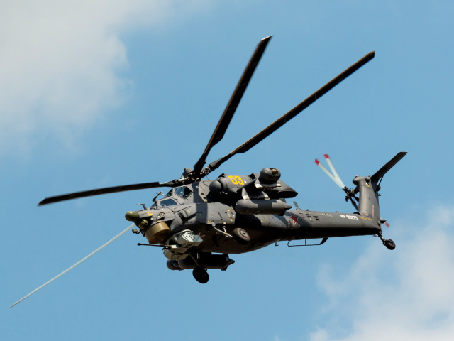 Das Mil Mi-28 Havoc Helicopter Wallpaper 640x480