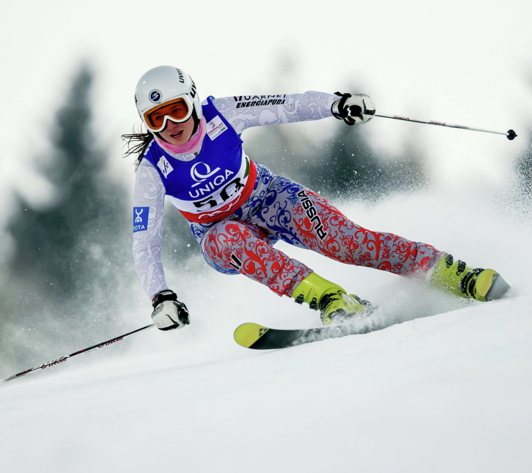 Skiing XXII Olympic Winter Games wallpaper 1080x960