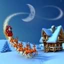 Fondo de pantalla Christmas Night 128x128